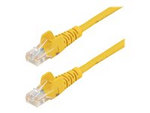 Cat5e patchkabel med hakfria RJ45-kontakter ? 1 m, gul
