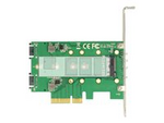 PCI Express Card > 3 x M.2 Slot