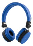Foldable on-ear BT headset, 3.5 mm, blue