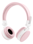 Foldable on-ear BT headset, 3.5 mm, pink