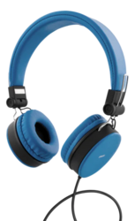 Headphones with microphone, foldable, 3.5 mm connection, 1 b