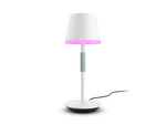 Hue Go bärbar bordslampa (vit) Philips Hue Go bärbara bordslampa låter dig ta med dig smart ljus överallt.