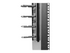 StarTech.com Vertical 0U Server Rack Cable Management w/ D-Ring Hooks