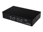 USB DisplayPort KVM-switch med 4 portar och audio
