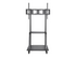 Manhattan TV & Monitor Mount, Trolley Stand, 1 screen, Screen Sizes: 37-100", Black, VESA 200x200 to 800x600mm, Max 150kg, LFD, Lifetime Warranty vagn