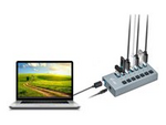 USB 3.0 Charging HUB 7 port + Power Adapter 36 W
