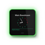 Liso Room Manager, 8'' Roombooking display. PoE+, LAN, Wi-Fi, Wallmount