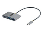 StarTech.com 4-Port USB-C Hub with 100W Power Delivery Pass-Through Charging, 2x USB-A + 2x USB-C, 5Gbps, USBC Hub w/ 1ft (30cm) Long Cable, Portable Laptop USB Type-C to USB-A/C Hub