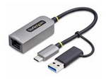 2.5GbE USB-C to Ethernet Adapter with USB-A Converter