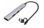 Hubb - USB-C/USB-A, metall