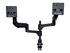 R-Go Double monitor arm Caparo monteringssats