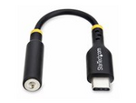 USB-C Audio Adapter to 3.5mm TRRS Jack, Headphone Aux Dongle