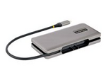 4-Port USB-C Hub, 1x USB-A and 3x USB-C Ports, USB 3.1 10Gbps, Bus Powered, USB Type C Hub with 9.8in (25cm) Wrap-Around Cable, Portable USB-C to USB-A Hub