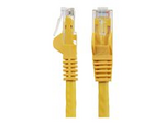 100ft CAT6 Ethernet Cable, 10 Gigabit Snagless RJ45 650MHz 100W PoE Patch Cord, CAT 6 10GbE UTP Network Cable w/Strain Relief, Yellow, Fluke Tested/Wiring is UL Certified/TIA