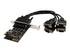 StarTech.com RS232 PCI Express seriellt kort med 4 portar och breakout-kabel