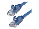 StarTech.com 15m LSZH CAT6 Ethernet Cable, 10 Gigabit Snagless RJ45 100W PoE Network Patch Cord with Strain Relief, CAT 6 10GbE UTP, Blue, Individually Tested/ETL, Low Smoke Zero Halogen