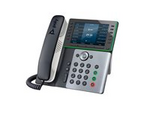 Poly Edge E550 - VoIP-telefon med nummerpresentation/samtal väntar