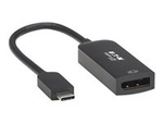 Tripp Lite Series USB C to DisplayPort Adapter Cable (M/F) with Equalizer, 8K UHD, HDR, DP 1.4, Black, 6 in. (15.24 cm)