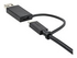 StarTech 1 m USB-C-kabel med USB-A-adapterdongel