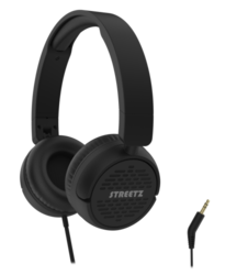 H110 Headphones, foldable, volume control, 3.5 mm, black