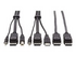 Eaton Tripp Lite Series Dual DisplayPort KVM Cable Kit 4K USB 3.5 mm Audio 3xM/3xM 6ft