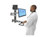 Ergotron LX Wall Mount System with Small CPU Holder