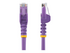 StarTech.com 50cm CAT6 Ethernet Cable, 10 Gigabit Snagless RJ45 650MHz 100W PoE Patch Cord, CAT 6 10GbE UTP Network Cable w/Strain Relief, Purple, Fluke Tested/Wiring is UL Certified/TIA