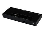 HDMI-switch med 2 portar och automatisk och prioriterad växling – 1080p