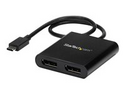 StarTech.com USB-C till DisplayPort-flerskärmsadapter