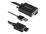 2 m VGA till HDMI-kabeladapter