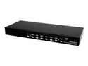 StarTech.com Rackmonterad 1U DVI USB KVM-switch med 8 portar