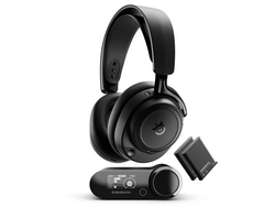 SteelSeries Arctis Nova Elite Trådlös Gamingheadset (svart) 2,4 GHz, Bluetooth 5.3, upp till 60 timmars batteritid (30t per batteri)