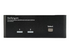 StarTech.com Dubbel USB DisplayPort KVM-switch med 2 portar, audio & USB 2.0-hubb