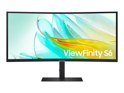 Samsung ViewFinity S34C652U 34" 21:9 Curved (1000R) 3440x1440 VA-LED, 5ms, 100Hz, HDR10, DP/HDMI/USB Type-C 90Watt,LAN, Black, HAS,Speaker, VESA 100, HDMI,DP&USB-C cable in box, Auto source switch