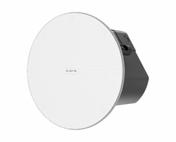 Q-Sys Infällnadshögtalare, 30W 70V/100V/16O, 4.5", Zero Bezel, Vit