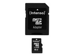 Class 10 - Flash-minneskort (adapter, microSDHC till SD inkluderad)