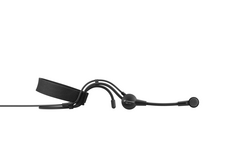 ME-3 Robust headmic med nackbygel, njure, 3,5mm anslutning, svart