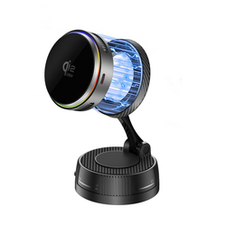 Qi2 25W MagSafe charger with cooling, RGB, 360 mount, s.grey