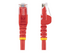 StarTech.com 50cm CAT6 Ethernet Cable, 10 Gigabit Snagless RJ45 650MHz 100W PoE Patch Cord, CAT 6 10GbE UTP Network Cable w/Strain Relief, Red, Fluke Tested/Wiring is UL Certified/TIA