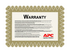 APC Extended Warranty