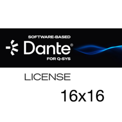 Q-SYS, Utökar antal Dante kanaler till 16x16