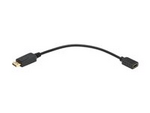 Tripp Lite Series DisplayPort to HDMI Video Adapter Video Converter (M/F), HDCP, Black, 1 ft.