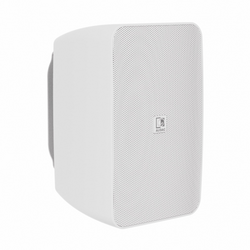 Utanpåliggande högtalare, 5.25"/Aktiv 2x40W, Bygelfäste, Vit 
