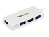 StarTech.com Bärbar SuperSpeed mini USB 3.0-hubb med 4 portar
