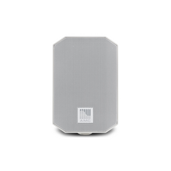 Vägghögtalare, 20W-10W-5W-2.5 W @ 100V,  20W @ 8ohm , 4", IP55, Vit