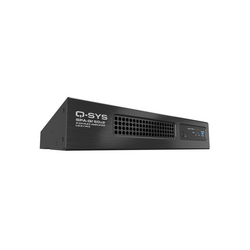 Slutsteg, 2x60W, 4/8O/100V, 2 audio Flex kanaler, halv-rack, Q-LAN