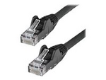 StarTech.com 15m LSZH CAT6 Ethernet Cable, 10 Gigabit Snagless RJ45 100W PoE Network Patch Cord with Strain Relief, CAT 6 10GbE UTP, Black, Individually Tested/ETL, Low Smoke Zero Halogen