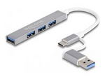 Hubb - 3 x USB 2.0 + 1 x USB 3.2 Gen 1