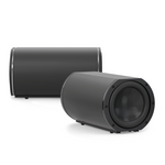 Subwoofer, kompakt, 4 passiv, baselement med 2x5" baselement, svart
