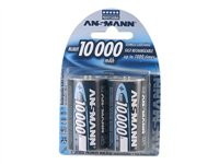 ANSMANN batteri - 2 x D